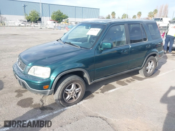 2000 Honda CR-V SE with VIN JHLRD1878YS017229, listed as a IAAI auction lot 41573475 with 195,739 mi miles. Bid and sale history available at carsss.com. Image 2.