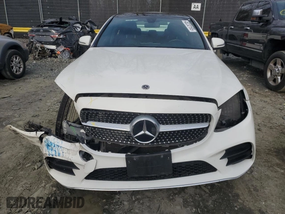 2021 Mercedes-Benz C 300 with VIN W1KWF8EB5MR652329, listed as a Copart auction lot 45232195 with 45,570 mi miles and Salvage Title. Bid and sale history available at carsss.com. Image 5.