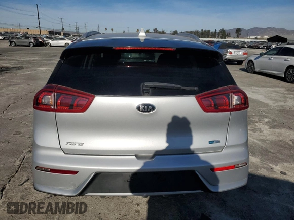 2018 Kia Niro FE with VIN KNDCB3LC8J5207495, listed as a Copart auction lot 85338254 with 81,302 mi miles and Salvage Title. Bid and sale history available at carsss.com. Image 6.
