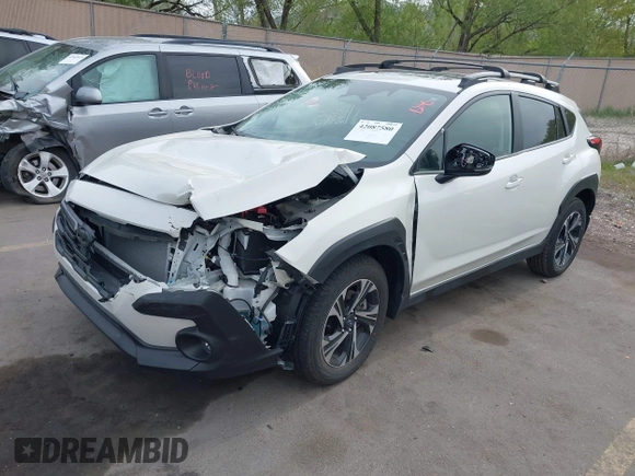 2024 Subaru Crosstrek Premium with VIN JF2GUADC0R8302580, listed as a IAAI auction lot 42087580 with 13,766 mi miles and . Bid and sale history available at DreamBid. Image 16.
