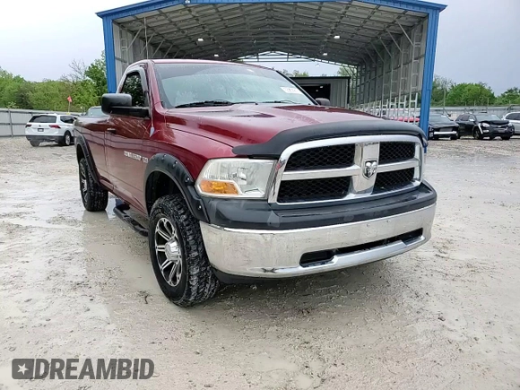 2012 Ram 1500 Tradesman with VIN 3C6JD7DT1CG194664, listed as a Copart auction lot 55209915 with 158,592 mi miles and Salvage title. Bid and sale history available at DreamBid. Image 13.