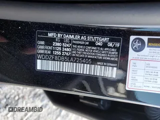 2020 Mercedes-Benz E-Class E 350 with VIN WDDZF8DB5LA725405, listed as a Copart auction lot 71488784 with 59,622 mi miles and Salvage Title. Bid and sale history available at carsss.com. Image 13.