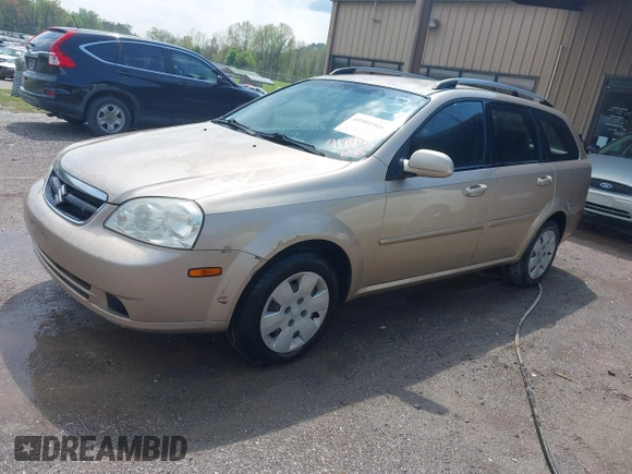 2006 Suzuki Forenza z VIN KL5JD86Z16K291978, wystawiony jako IAAI lot #41981906 z przebiegiem 182 111 mil mil oraz . Historia ofert i sprzedaży dostępna na DreamBid. Obrazek 2.
