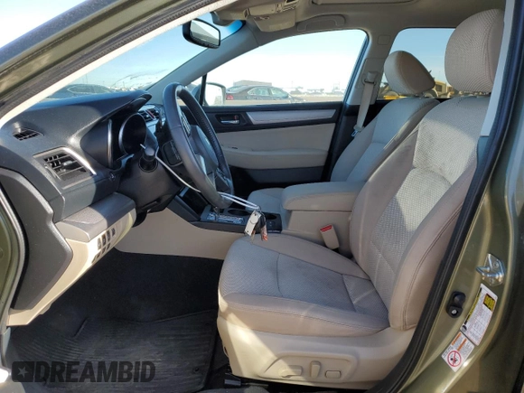 2016 Subaru Outback Premium with VIN 4S4BSBHC3G3330328, listed as a Copart auction lot 50614705 with 57,300 mi miles and Salvage title. Bid and sale history available at DreamBid. Image 7.