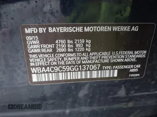 2016 BMW 4 Series 428i xDrive with VIN WBA4C9C59GG137067, listed as a IAAI auction lot 41913733 with 104,378 mi miles and . Bid and sale history available at carsss.com. Image 9.