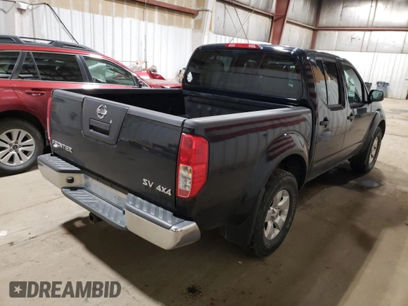 2012 Nissan Frontier SV with VIN 1N6AD0EV9CC450677, listed as a Copart auction lot 60173035 with 128,641 mi miles and Salvage title. Bid and sale history available at DreamBid. Image 3.