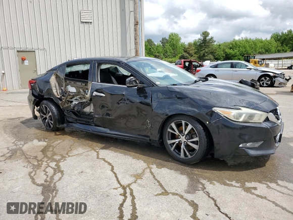 2016 Nissan Maxima S with VIN 1N4AA6AP1GC443756, listed as a Copart auction lot 55233915 with 191,193 mi miles and Salvage title. Bid and sale history available at DreamBid. Image 4.