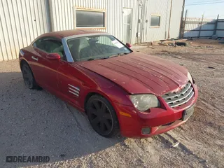 2004 Chrysler Crossfire with VIN 1C3AN69L04X004878, listed as a IAAI auction lot 41843216 with 213,993 mi miles. Bid and sale history available at carsss.com. Image 1.