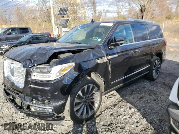 2021 Lincoln Navigator Reserve with VIN 5LMJJ2LT6MEL00842, listed as a Copart auction lot 79911674 with 63,506 mi miles and Salvage Title. Bid and sale history available at carsss.com. Image 1.