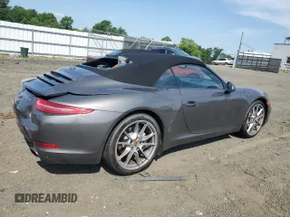 2015 Porsche 911 Carrera with VIN WP0CA2A97FS141468, listed as a Copart auction lot 58949374 with 40,741 mi miles and Salvage Title. Bid and sale history available at carsss.com. Image 3.