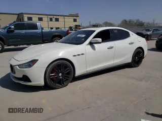2016 Maserati Ghibli S with VIN ZAM57RSA6G1190804, listed as a Copart auction lot 49266075 with 92,138 mi miles and Clean Title. Bid and sale history available at carsss.com. Image 1.