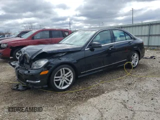 2014 Mercedes-Benz C 300 Sport with VIN WDDGF8AB2EA950282, listed as a Copart auction lot 52581065 with 84,664 mi miles and Salvage Title. Bid and sale history available at DreamBid. Image 1.