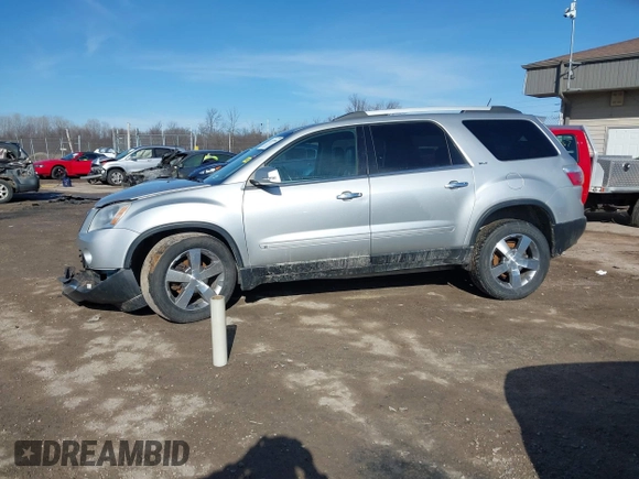 2010 GMC Acadia SLT1 with VIN 1GKLVMED7AJ110609, listed as a IAAI auction lot 41757995 with 183,690 mi miles. Bid and sale history available at carsss.com. Image 14.
