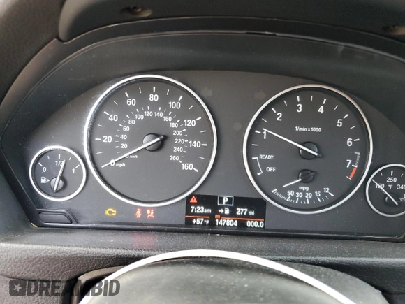 2015 BMW 3 Series 320i xDrive z VIN WBA3C3G50FNT53581, wystawiony jako Copart lot #58745745 z przebiegiem 147 804 mil mil oraz Szkoda całkowita • Salvage title. Historia ofert i sprzedaży dostępna na DreamBid. Obrazek 9.