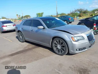 2014 Chrysler 300 with VIN 2C3CCABT5EH202874, listed as a IAAI auction lot 41842116 with 154,187 mi miles. Bid and sale history available at carsss.com. Image 1.