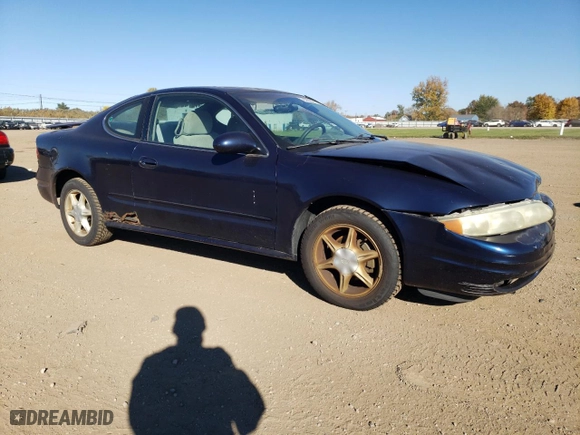 2001 Oldsmobile Alero GL2 with VIN 1G3NL12E11C225250, listed as a Copart auction lot 76250644 with 139,687 mi miles and Salvage Title. Bid and sale history available at carsss.com. Image 4.