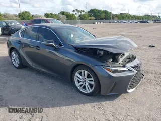 2024 Lexus IS with VIN JTHCA1D24R5131782, listed as a IAAI auction lot 41195539 with 4,104 mi miles. Bid and sale history available at carsss.com. Image 1.