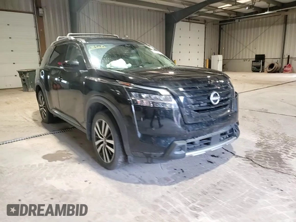2024 Nissan Pathfinder Platinum z VIN 5N1DR3DK0RC242976, wystawiony jako Copart lot #54087465 z przebiegiem 14 687 mil mil oraz Szkoda całkowita • Salvage title. Historia ofert i sprzedaży dostępna na DreamBid. Obrazek 14.