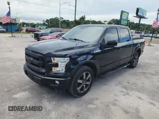 2017 Ford F-150 XL with VIN 1FTEW1CF3HFB43222, listed as a Copart auction lot 63914005 with 87,791 mi miles and Salvage title. Bid and sale history available at DreamBid. Image 2.