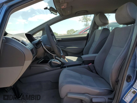 2008 Honda Civic LX with VIN 1HGFA16548L081807, listed as a Copart auction lot 54713615 with 127,625 mi miles and Salvage Title. Bid and sale history available at DreamBid. Image 7.