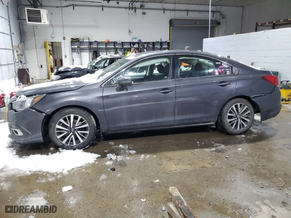 2019 Subaru Legacy Premium with VIN 4S3BNAF66K3014921, listed as a Copart auction lot 43322635 with 0 mi miles and Salvage Title. Bid and sale history available at carsss.com. Image 1.