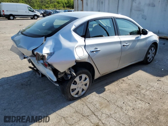 2018 Nissan Sentra S with VIN 3N1AB7AP3JY308602, listed as a Copart auction lot 51008274 with 109,865 mi miles and Salvage Title. Bid and sale history available at DreamBid. Image 3.