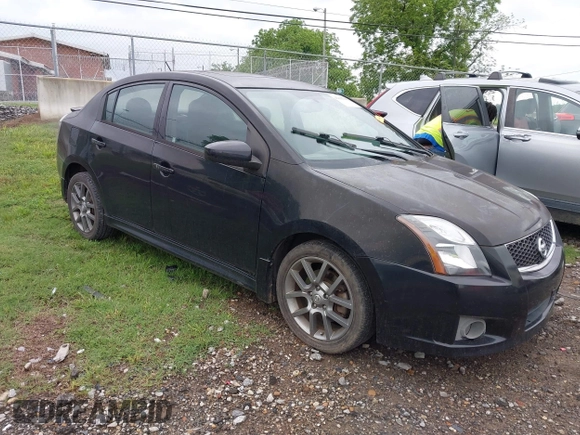 2012 Nissan Sentra SE-R with VIN 3N1BB6AP2CL642182, listed as a IAAI auction lot 42191738 with 92,858 mi miles and . Bid and sale history available at DreamBid. Image 1.