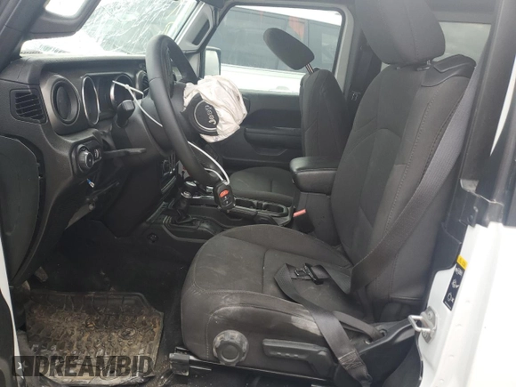 2023 Jeep Wrangler Sport с VIN 1C4HJXAG4PW598962, выставлен на аукционе Copart как лот 71889884 с пробегом 37 986 миль миль и Списание • Salvage title. История ставок и продаж доступна на DreamBid. Изображение 7.