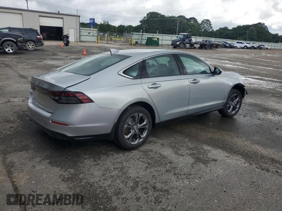 2024 Honda Accord EX-L с VIN 1HGCY2F66RA081320, выставлен на аукционе Copart как лот 57871735 с пробегом Не указан миль и Списание • Salvage title. История ставок и продаж доступна на DreamBid. Изображение 3.