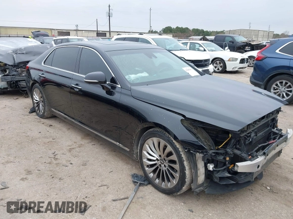 2017 Genesis G90 Premium with VIN KMHG34JA0HU025226, listed as a IAAI auction lot 41609402 with 61,230 mi miles and . Bid and sale history available at DreamBid. Image 1.