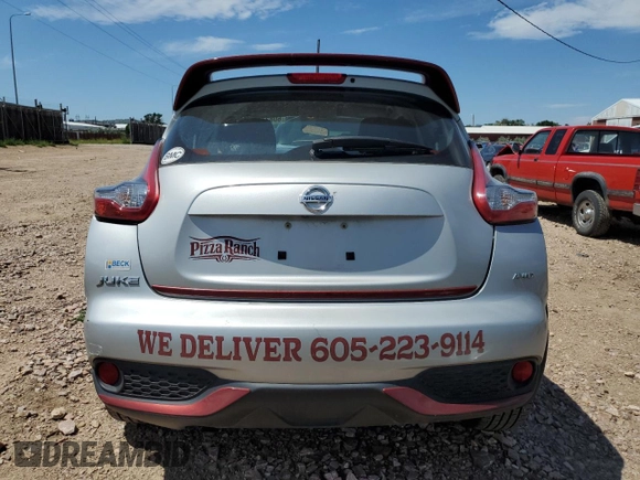 2015 Nissan Juke S with VIN JN8AF5MV1FT553824, listed as a Copart auction lot 50950014 with 44,304 mi miles and Clean Title. Bid and sale history available at carsss.com. Image 6.