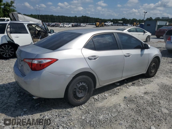 2014 Toyota Corolla L with VIN 2T1BURHE5EC095816, listed as a Copart auction lot 59972315 with 127,330 mi miles and Clean title. Bid and sale history available at DreamBid. Image 3.