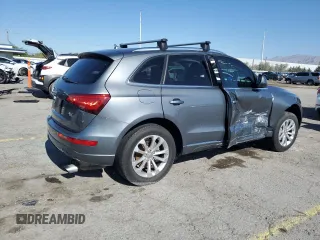 2014 Audi Q5 Premium Plus with VIN WA1LFAFP5EA083331, listed as a Copart auction lot 56058375 with 138,065 mi miles and Salvage title. Bid and sale history available at DreamBid. Image 3.
