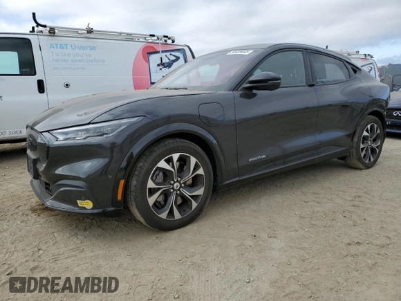 2022 Ford Mustang Mach-E Premium with VIN 3FMTK3SU5NMA30121, listed as a Copart auction lot 58409445 with 28,377 mi miles and Salvage title. Bid and sale history available at DreamBid. Image 1.