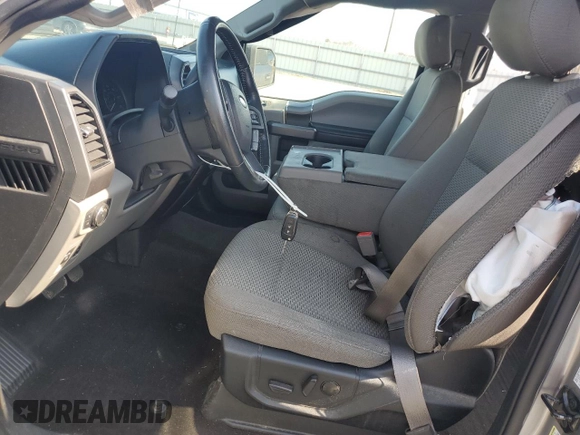 2020 Ford F-150 XL with VIN 1FTEW1C50LFB17628, listed as a Copart auction lot 43957755 with 100,119 mi miles and Salvage Title. Bid and sale history available at carsss.com. Image 7.