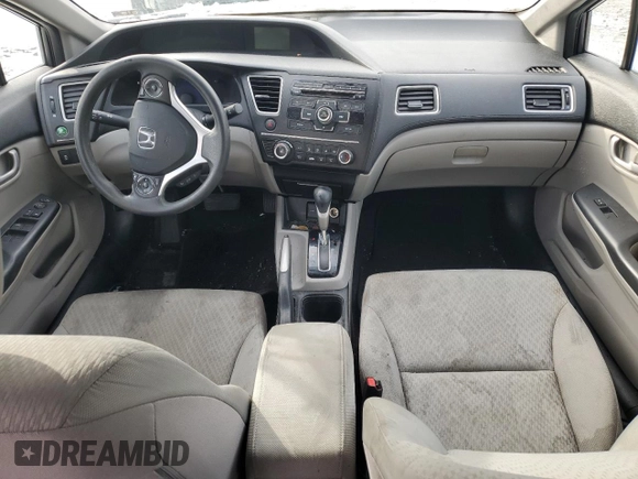 2014 Honda Civic Sedan LX with VIN 19XFB2F5XEE033640, listed as a Copart auction lot 87675445 with 120,130 mi miles and Clean Title. Bid and sale history available at carsss.com. Image 8.