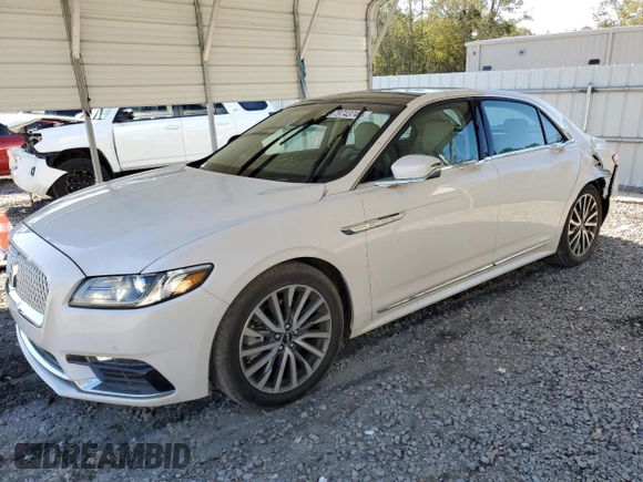 2019 Lincoln Continental Select z VIN 1LN6L9SK2K5602405, wystawiony jako Copart lot #79743744 z przebiegiem 16 676 mil mil oraz Szkoda całkowita • Salvage title. Historia ofert i sprzedaży dostępna na DreamBid. Obrazek 1.