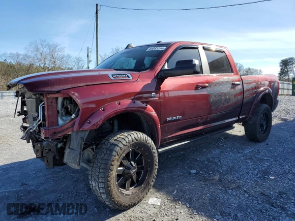 2022 Ram 2500 Big Horn with VIN 3C6UR5DL4NG262770, listed as a Copart auction lot 86885554 with 61,061 mi miles and Salvage Title. Bid and sale history available at carsss.com. Image 1.