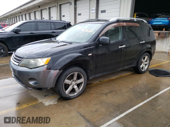 2007 Mitsubishi Outlander XLS z VIN JA4MT41X97Z010747, wystawiony jako Copart lot #60279365 z przebiegiem 285 544 mil mil oraz Szkoda całkowita • Salvage title. Historia ofert i sprzedaży dostępna na DreamBid. Obrazek 1.