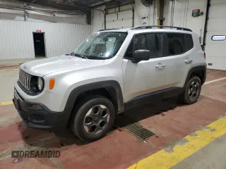 2016 Jeep Renegade Sport with VIN ZACCJBAT1GPE08204, listed as a Copart auction lot 51511975 with 171,019 mi miles and Salvage Title. Bid and sale history available at carsss.com. Image 1.