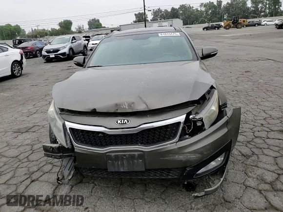 2013 Kia Optima EX with VIN 5XXGN4A78DG107255, listed as a Copart auction lot 61015475 with 168,006 mi miles and Salvage title. Bid and sale history available at DreamBid. Image 13.