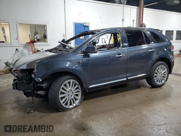 2013 Lincoln MKX with VIN 2LMDJ8JK7DBL33099, listed as a Copart auction lot 53753875 with 0 mi miles and Salvage Title. Bid and sale history available at carsss.com. Image 1.