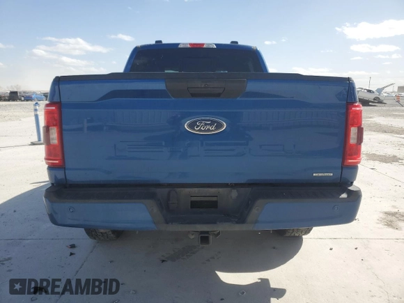 2022 Ford F-150 XL with VIN 1FTEW1EP2NKD74606, listed as a Copart auction lot 49573965 with 63,117 mi miles and Salvage Title. Bid and sale history available at carsss.com. Image 6.