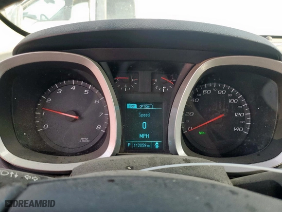 2017 Chevrolet Equinox LT with VIN 2GNALCEK2H6161242, listed as a Copart auction lot 50255795 with 112,059 mi miles and Salvage Title. Bid and sale history available at carsss.com. Image 9.