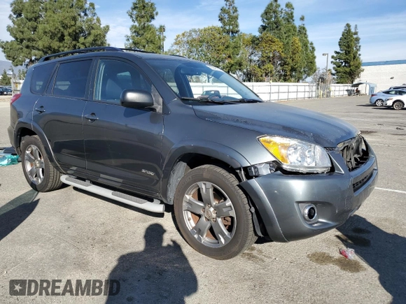 2010 Toyota RAV4 Sport with VIN JTMWK4DV8A5026867, listed as a Copart auction lot 43349705 with 189,493 mi miles and Salvage title. Bid and sale history available at DreamBid. Image 4.
