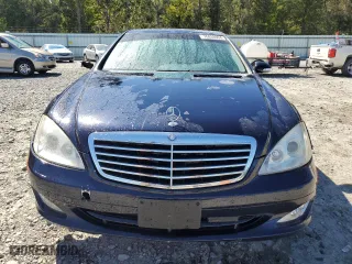 2007 Mercedes-Benz S-Class 5.5L V8 with VIN WDDNG86X77A098815, listed as a Copart auction lot 76038004 with 141,844 mi miles and Salvage Title. Bid and sale history available at carsss.com. Image 5.