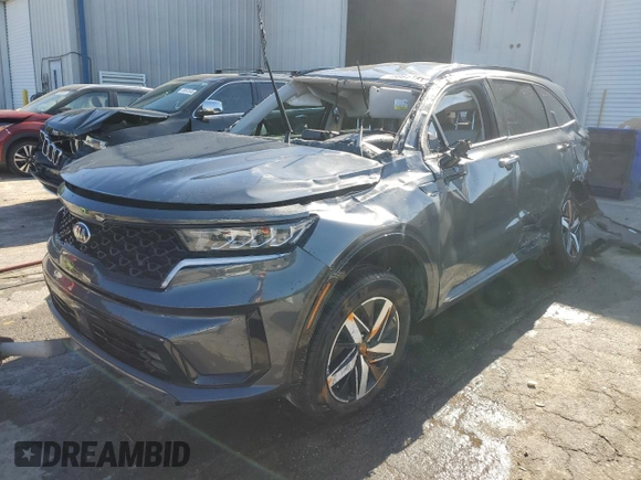 2021 Kia Sorento EX z VIN 5XYRH4LF8MG032850, wystawiony jako Copart lot #48864164 z przebiegiem 35 580 mil mil oraz Nie do naprawy • Non repairable. Historia ofert i sprzedaży dostępna na DreamBid. Obrazek 1.
