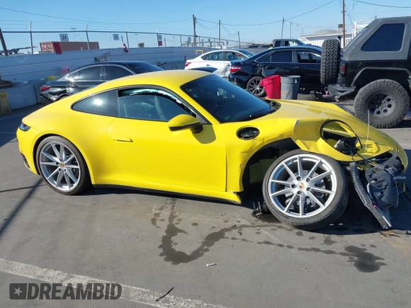 2020 Porsche 911 Carrera with VIN WP0AA2A94LS206182, listed as a IAAI auction lot 41664995 with 11,222 mi miles. Bid and sale history available at carsss.com. Image 13.