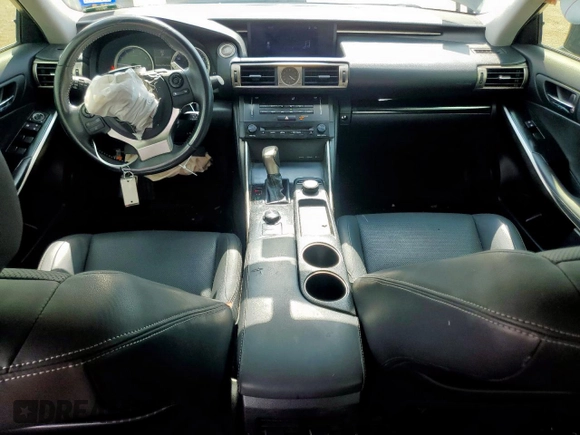 2014 Lexus IS 250 with VIN JTHBF1D29E5030695, listed as a Copart auction lot 61001615 with 98,269 mi miles and Salvage title. Bid and sale history available at DreamBid. Image 8.