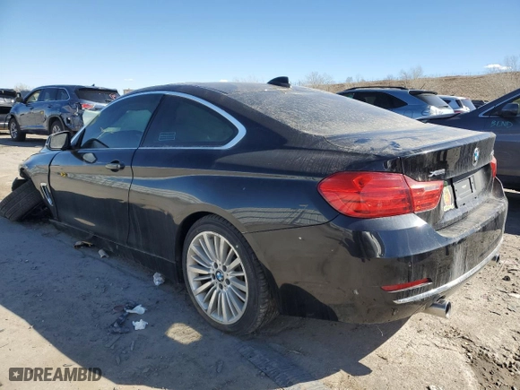 2014 BMW 4 Series 435i xDrive with VIN WBA3R5C5XEK188168, listed as a Copart auction lot 46941345 with 0 mi miles and Clean Title. Bid and sale history available at carsss.com. Image 2.